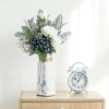 A best-selling product on Amazon in Europe and America, a water-transfer printed marble vase, a simple home ceramic flower arrangement and creative decoration details Picture